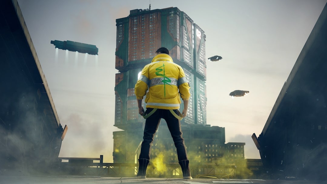 Edgerunners David's yellow jacket in Cyberpunk 2077