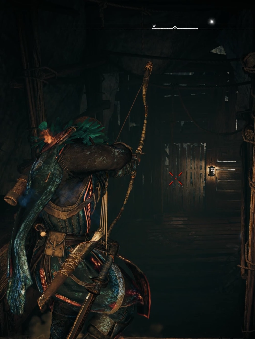 Enter the tomb and break the weak wooden wall at the end of the narrow corridor to open up your path to the main area of the cave.