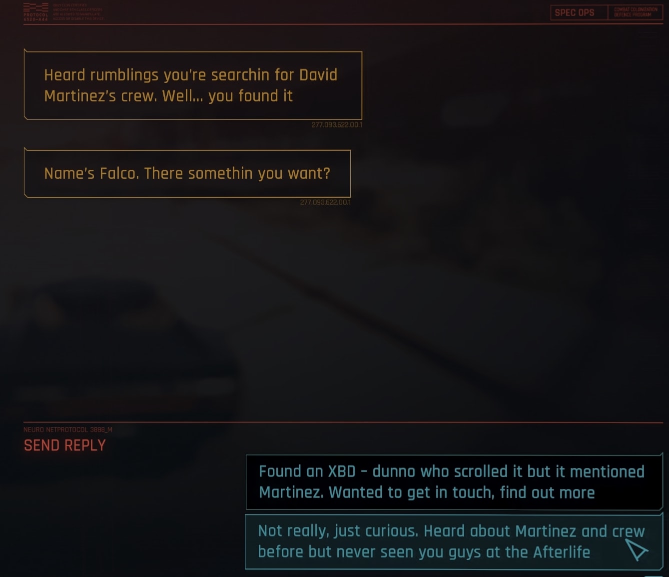Replying to Falco about David Martinez and the XBD