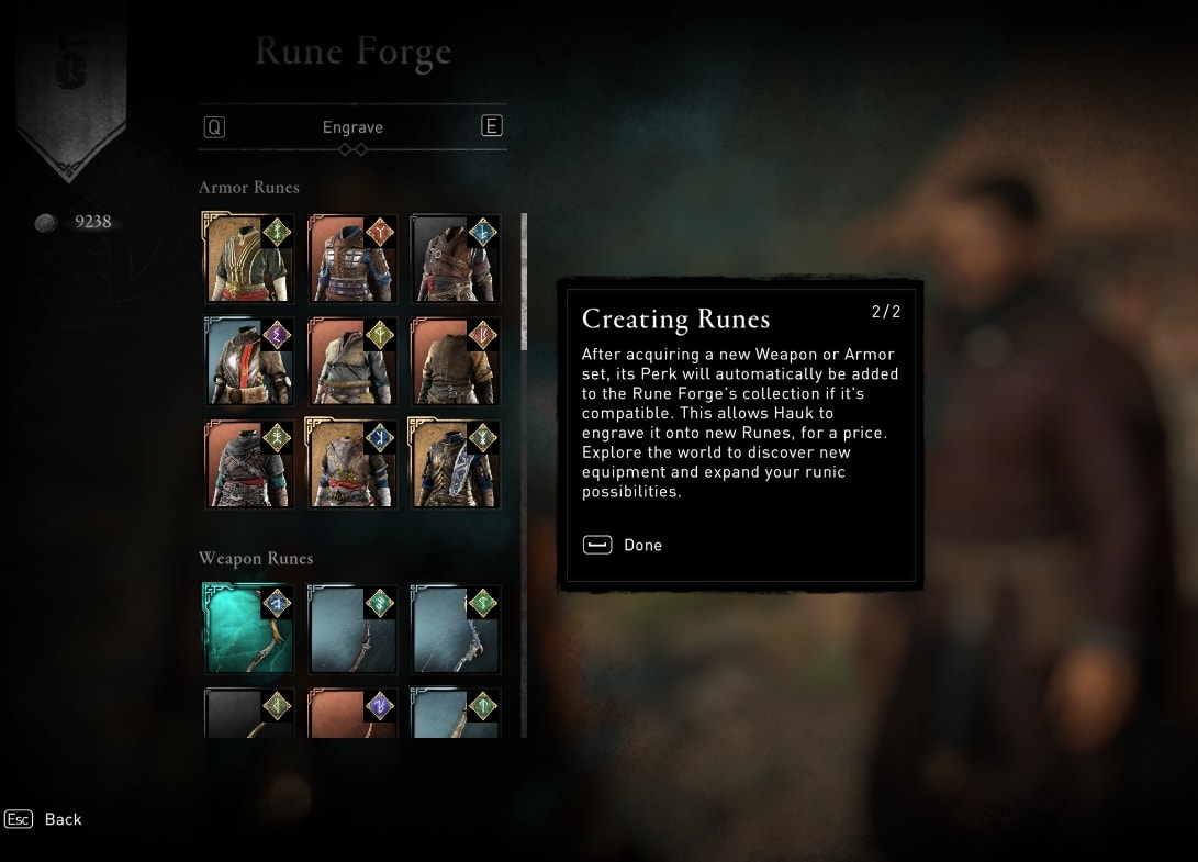 Rune Forge - Engrave Tab