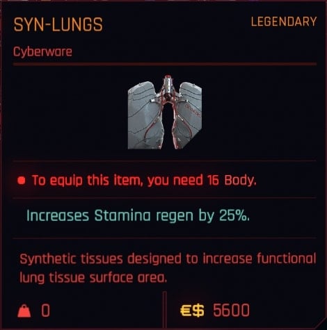 Syn-Lungs cyberware