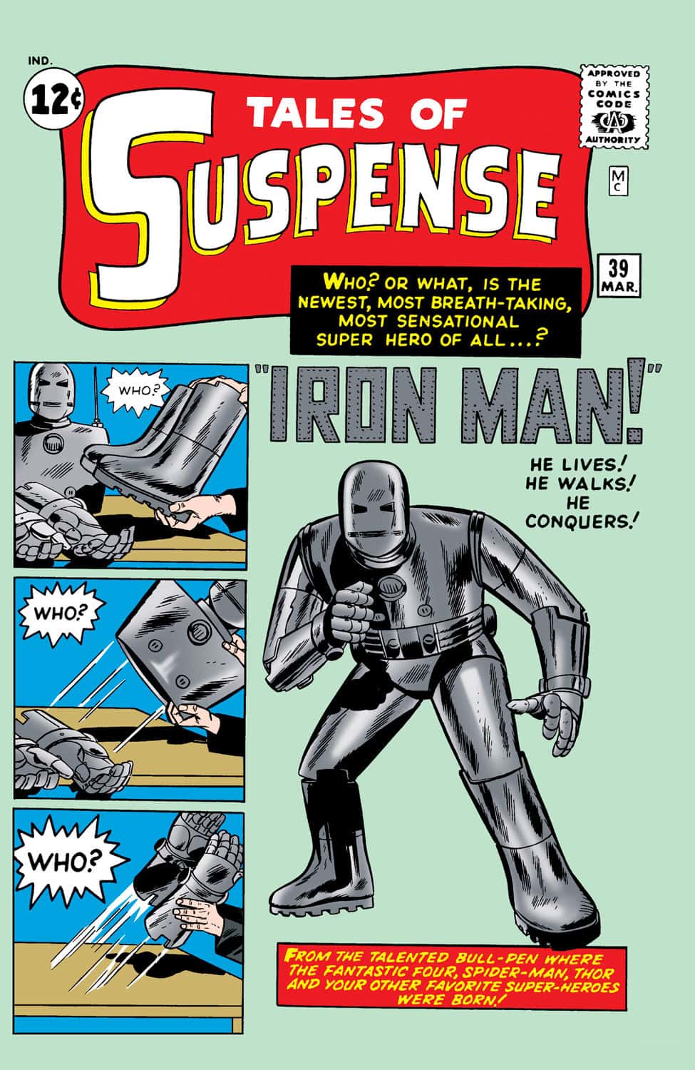 Tales of Suspense, issue 39 cover - Iron Man Origins