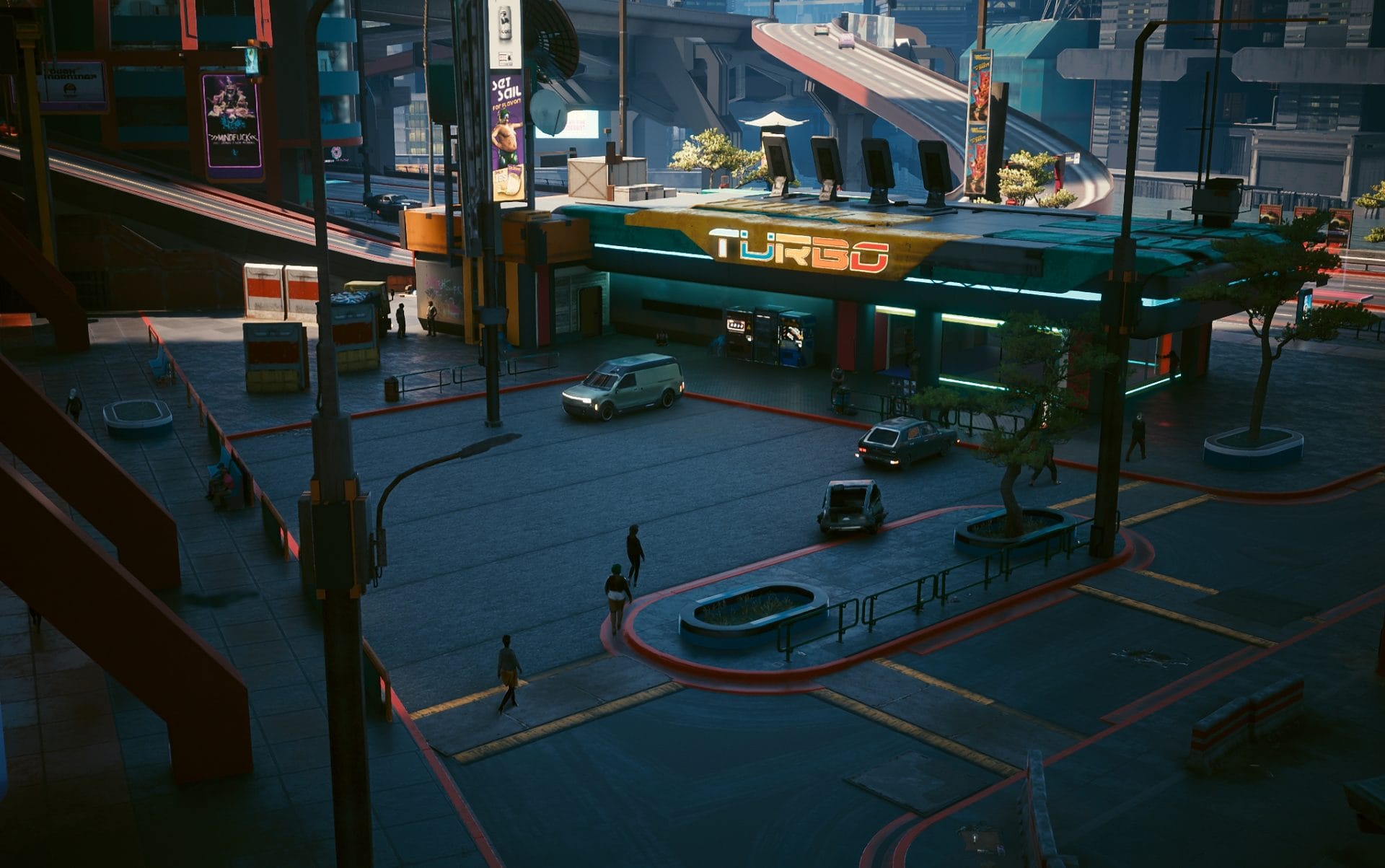 Turbo's diner in Cyberpunk 2077