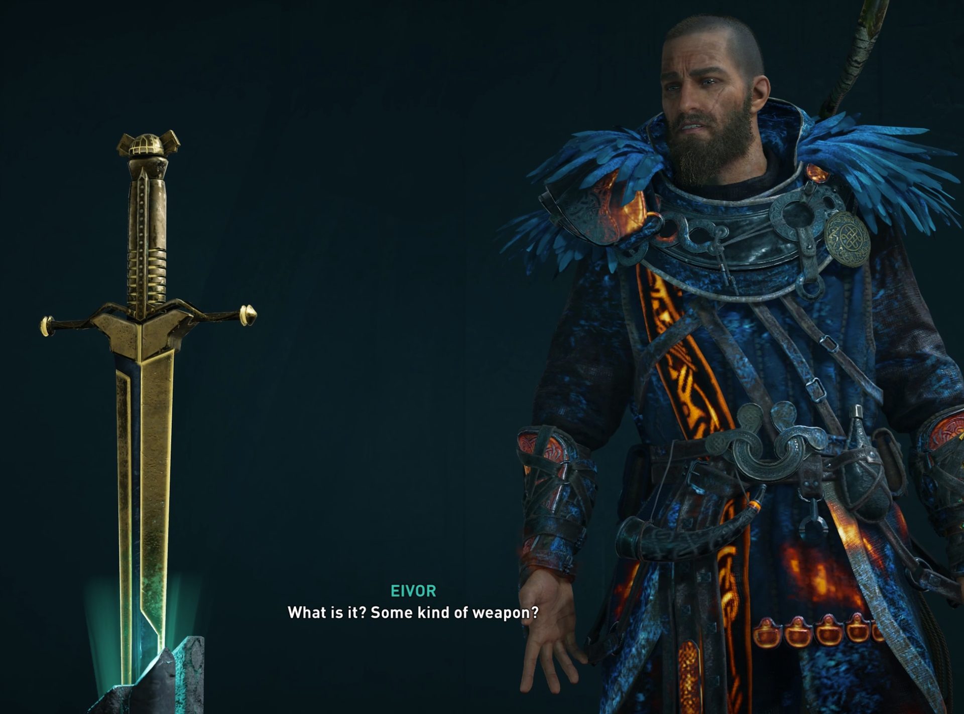 Eden Ring Station Valhalla - the Blazing Sword
