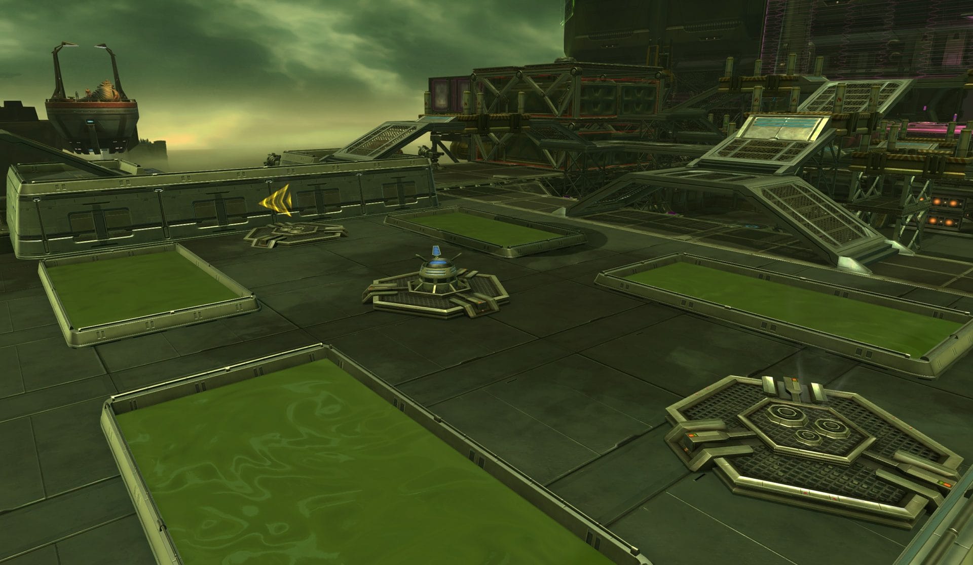 Acid Pools on the Vandin Huttball Map