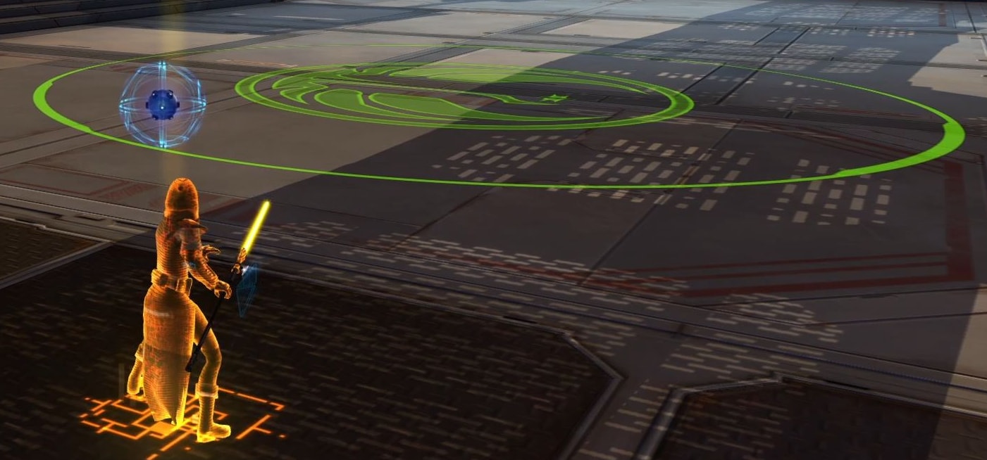The “Throw the Huttball” ability when being aimed.