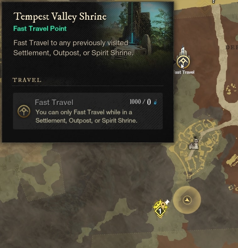 How to access Brimstone Sands - Tempest Valley Shrine