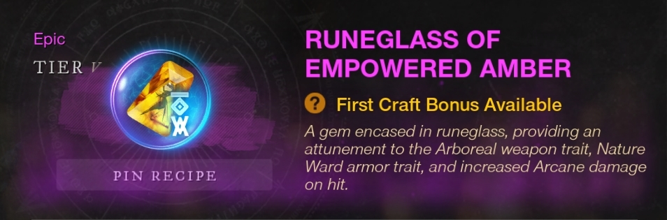 New World Runeglass Gem