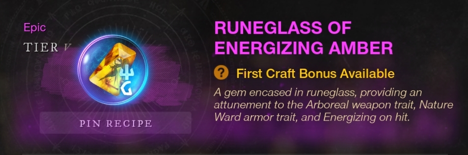 New World Runeglass Gem