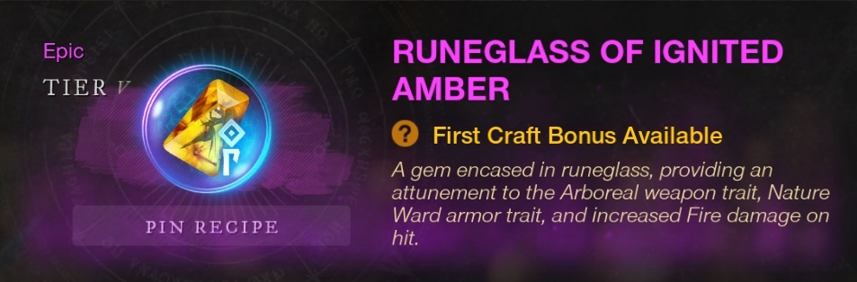 New World Runeglass Gem