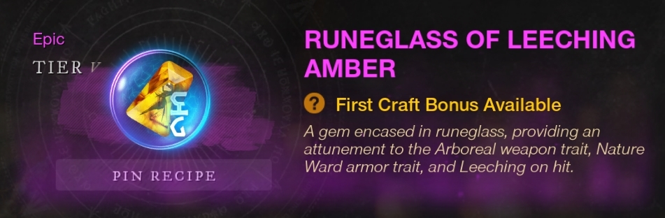 New World Runeglass Gem