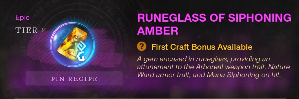 New World Runeglass Gem