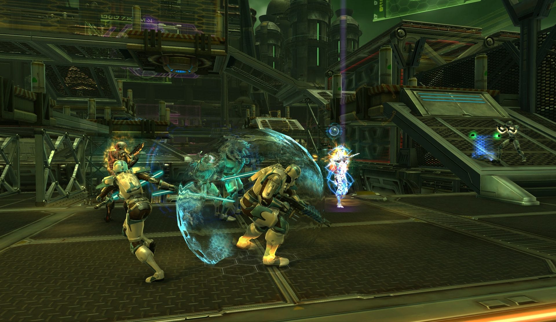 SWTOR PvP Vandin Huttball map points of interest - the high traffic zone