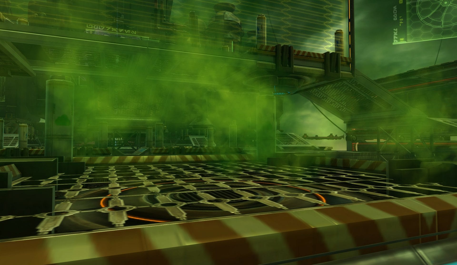 SWTOR PvP Vandin The Shredded Map Explained - Poison Gas Trap