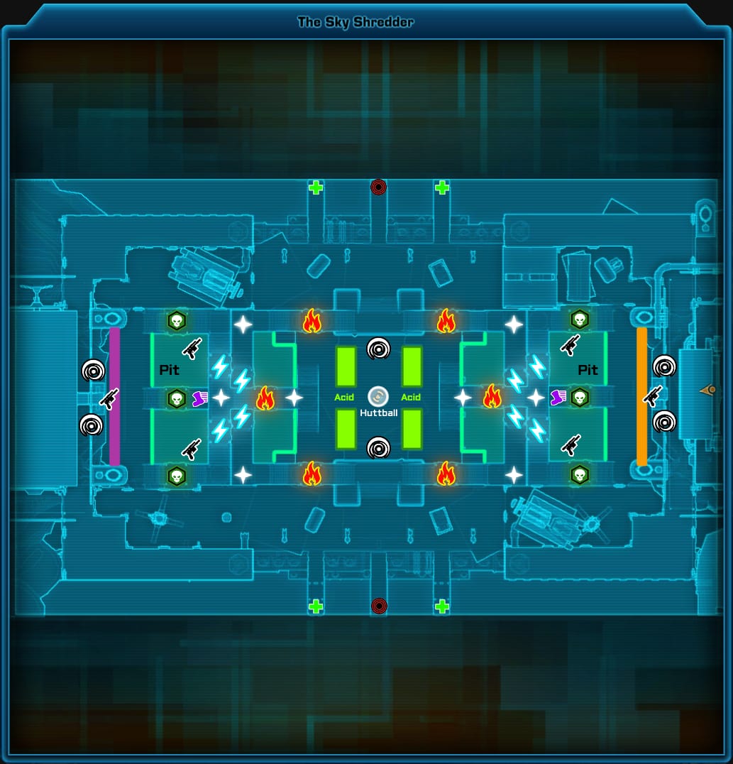 Vandin Huttball PvP map layout overview