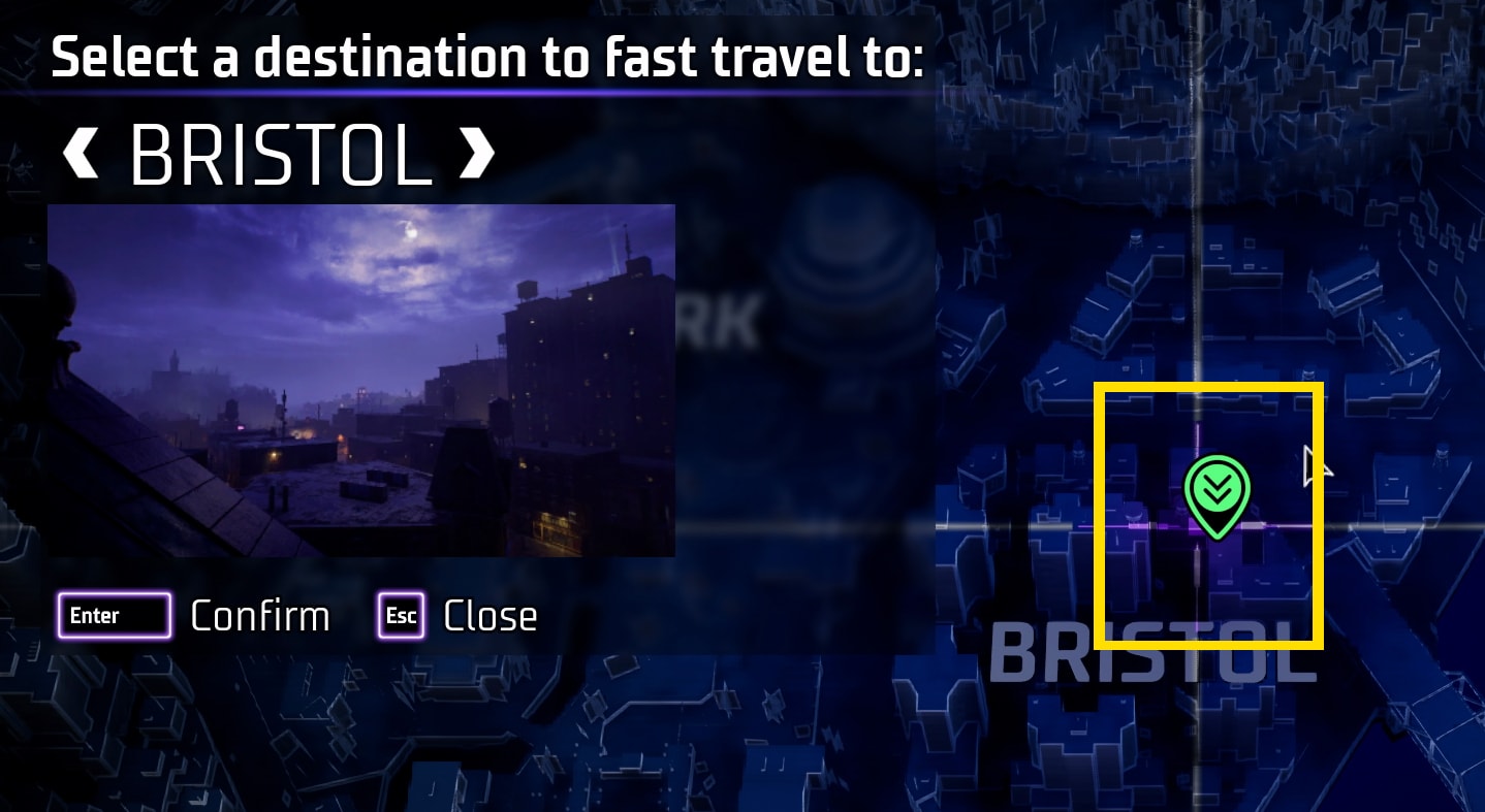 Fast Travel Points Gotham Knights