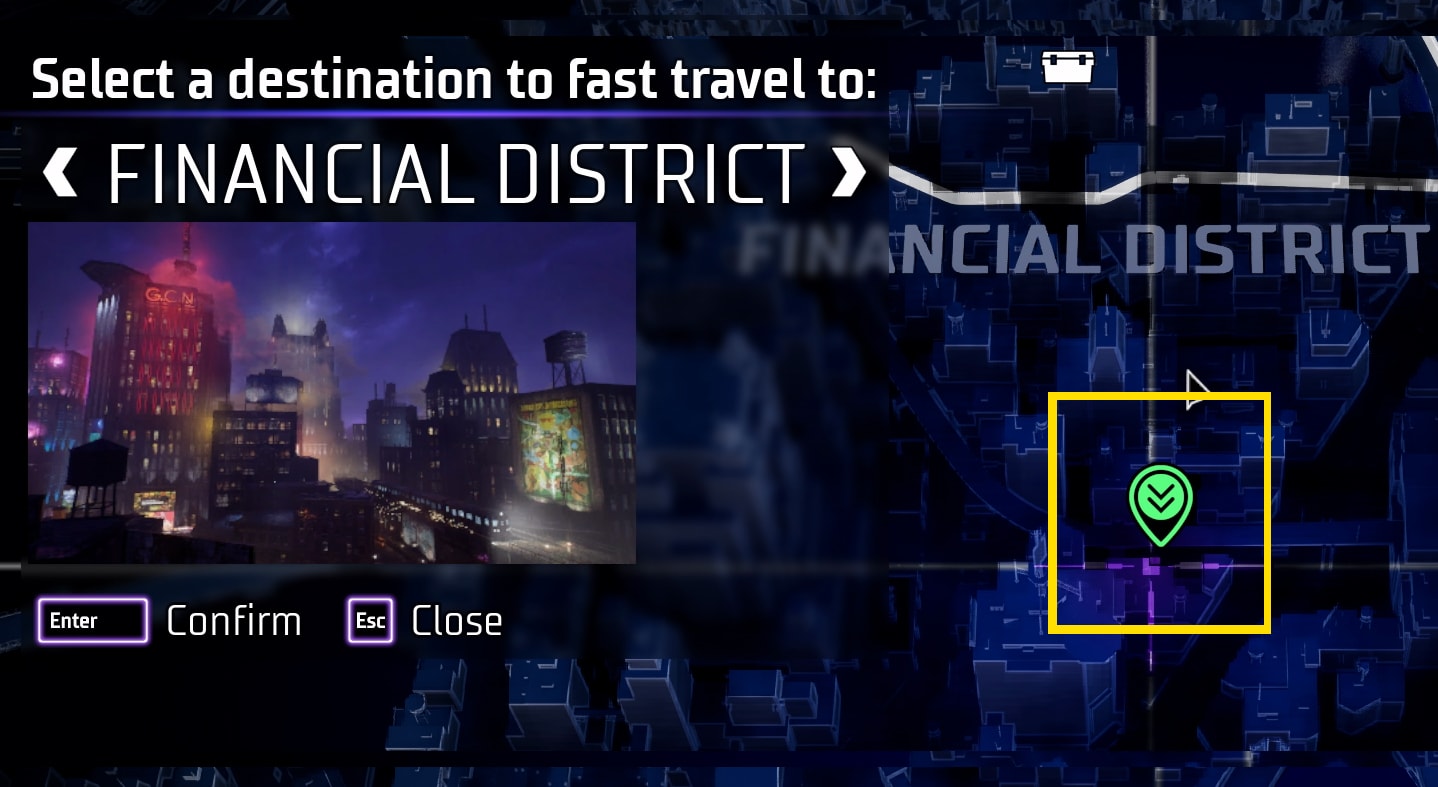 Fast Travel Points Gotham Knights