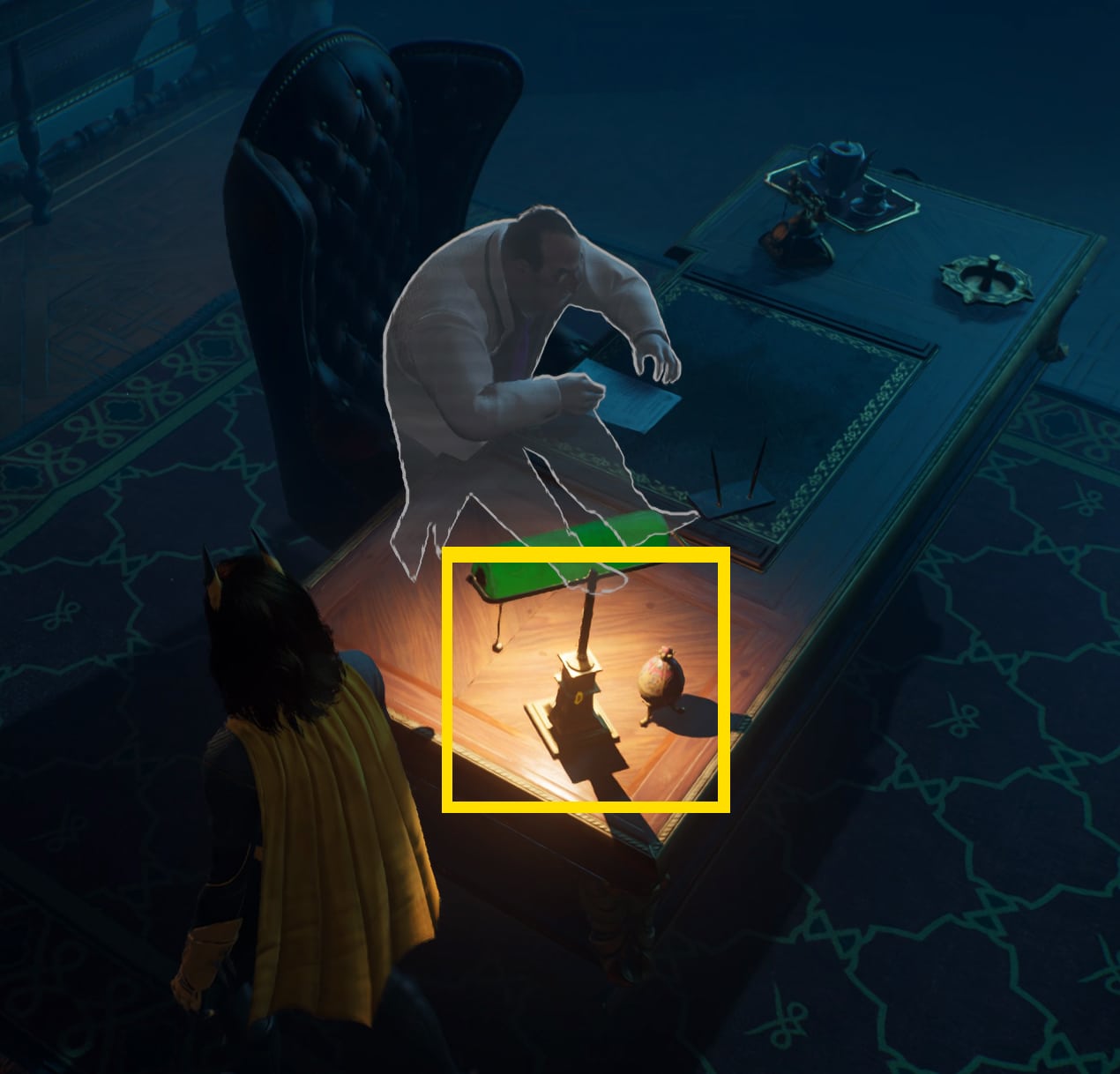 How to find the bugs in Penguin's office in the Iceberg Lounge - bug 1 location