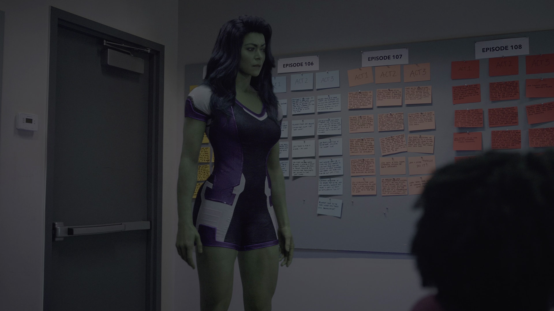She-Hulk in the writers room