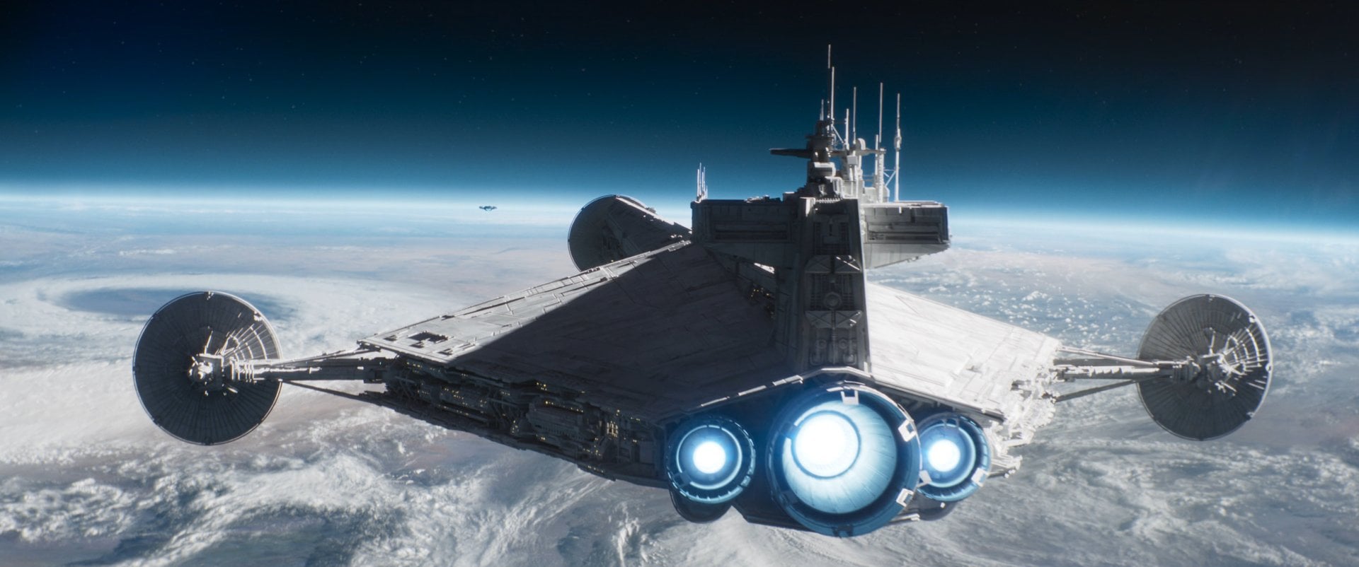 Andor Episode 11 Easter Eggs - the Arrestor Cruiser