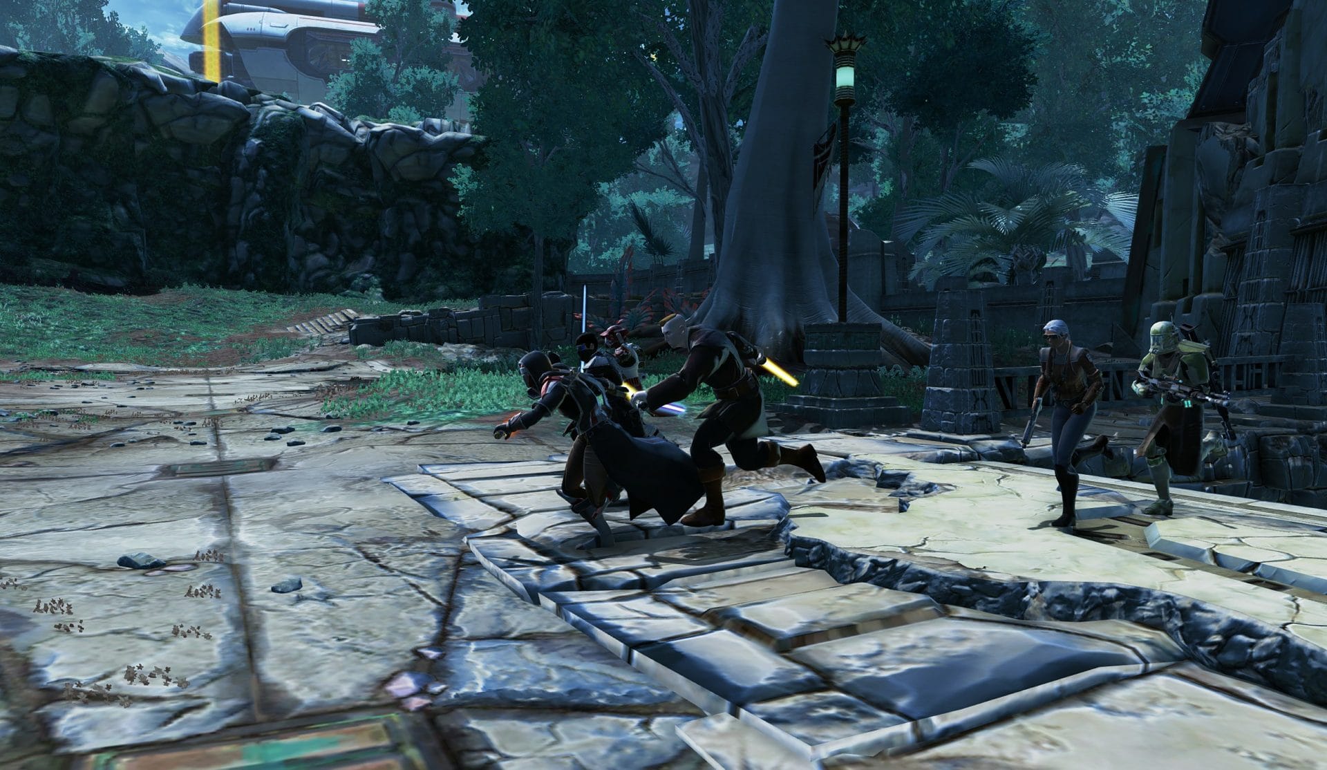 High Traffic Zone in Yavin Ruins PvP Map