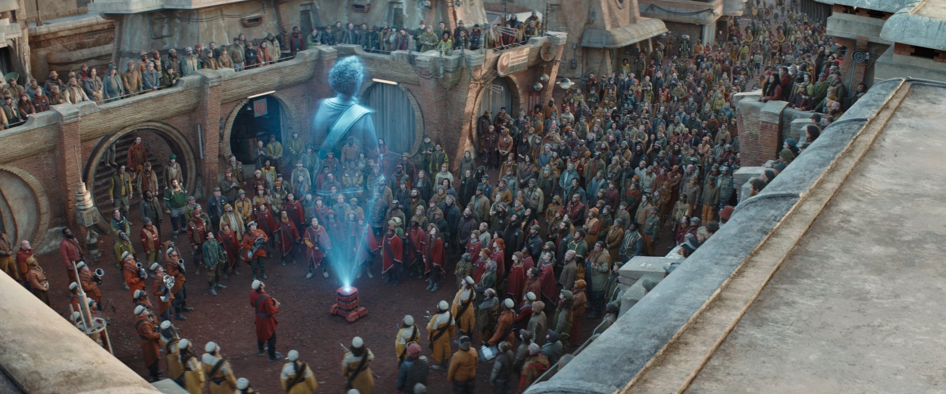 Star Wars Andor Season 1 - Maarva's hologram speech on Ferrix during her funeral