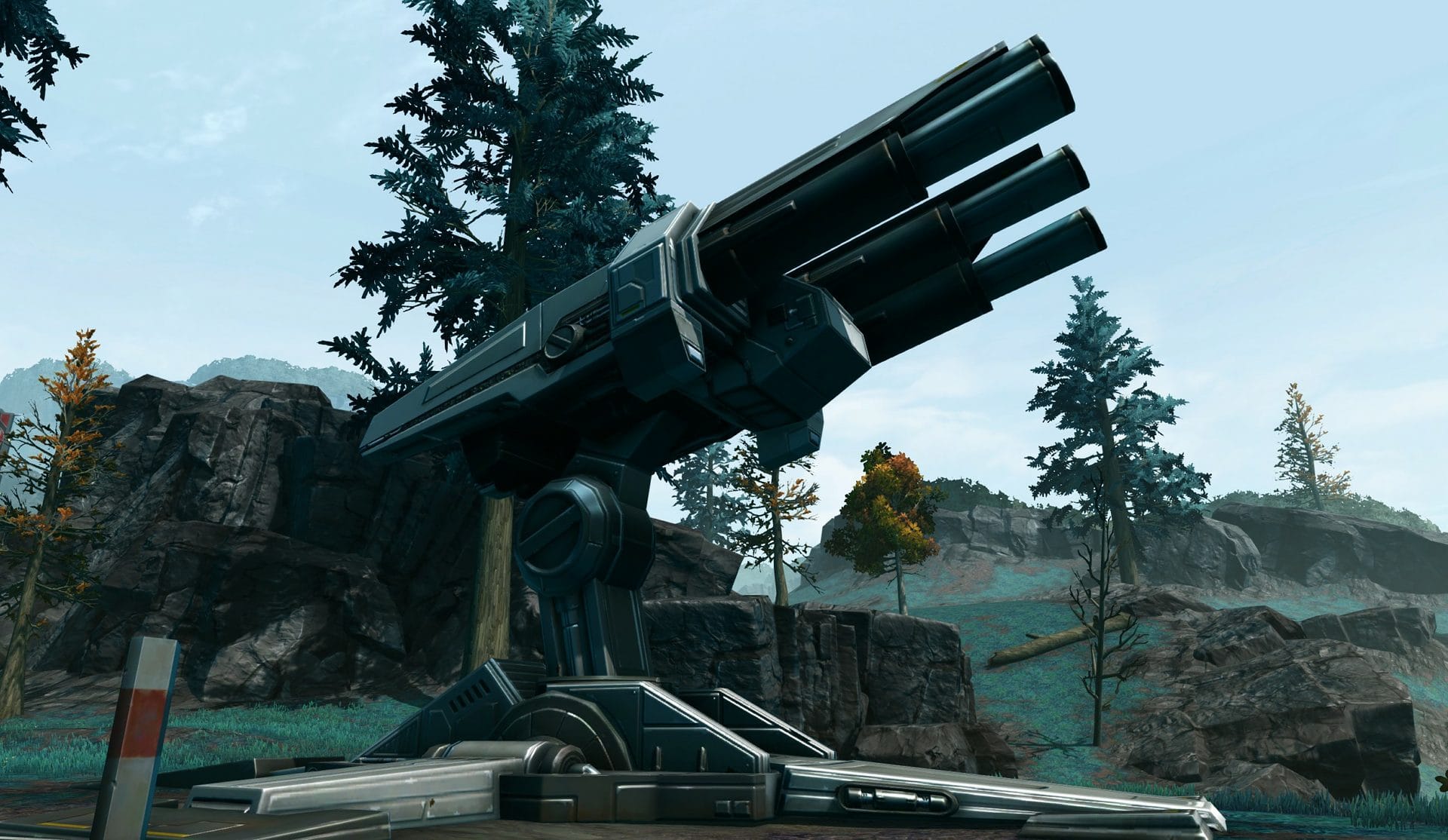 Turret on Novare Coast Warzone PvP Map in SWTOR
