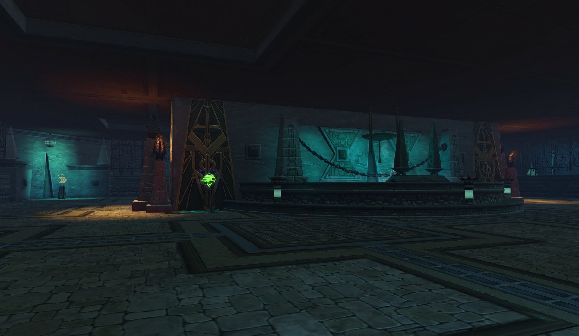 Underground level on Yavin Ruins Map with the Speed Buff