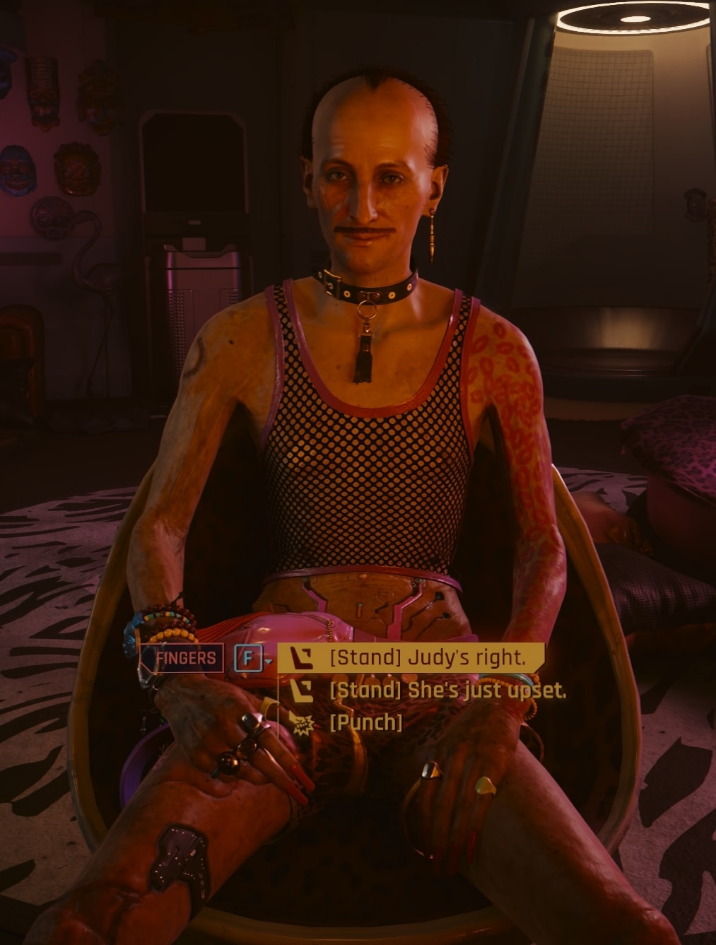 What to tell Fingers to make him like you
