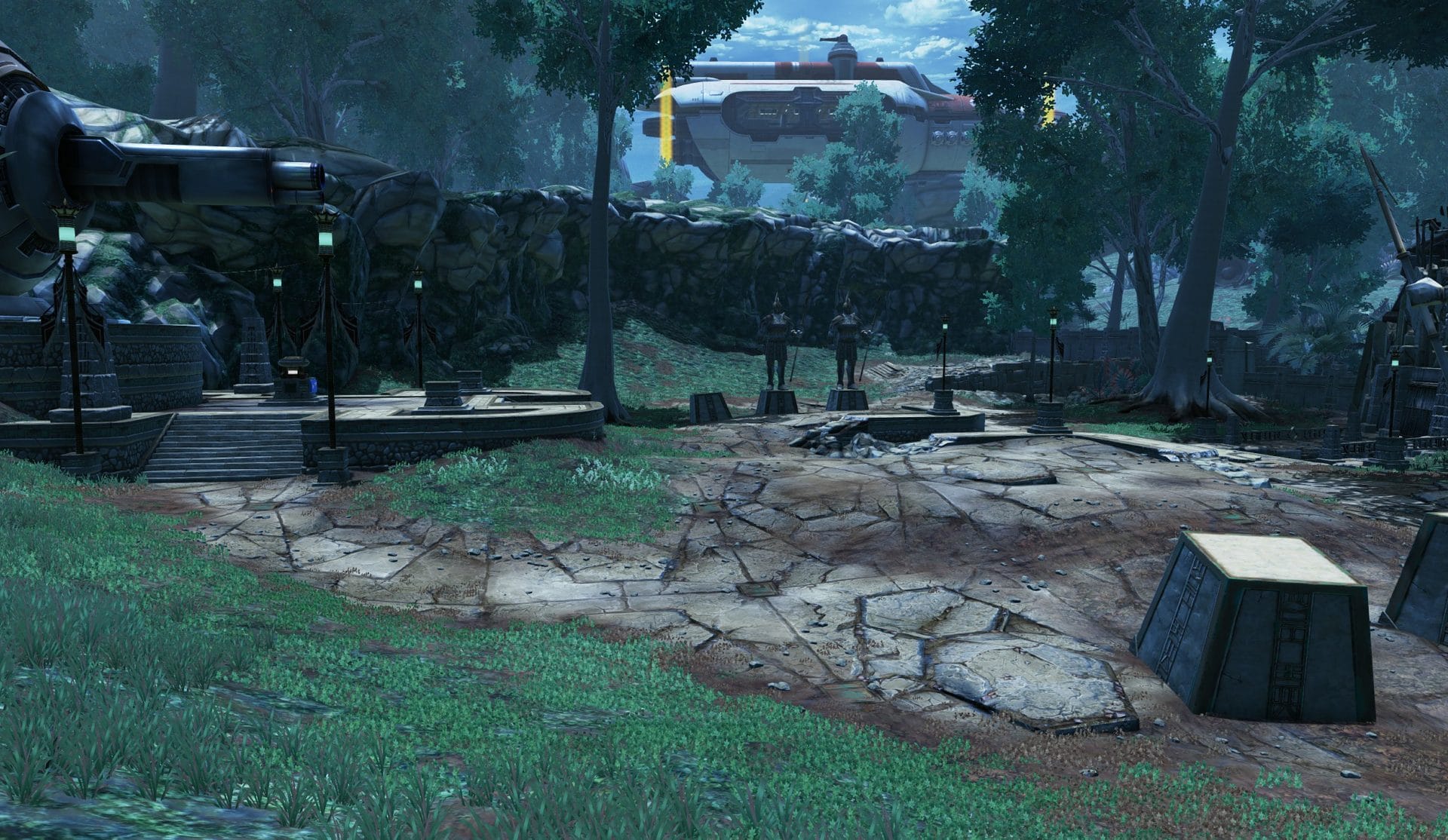 Yavin Ruins - Statue Zone (east)