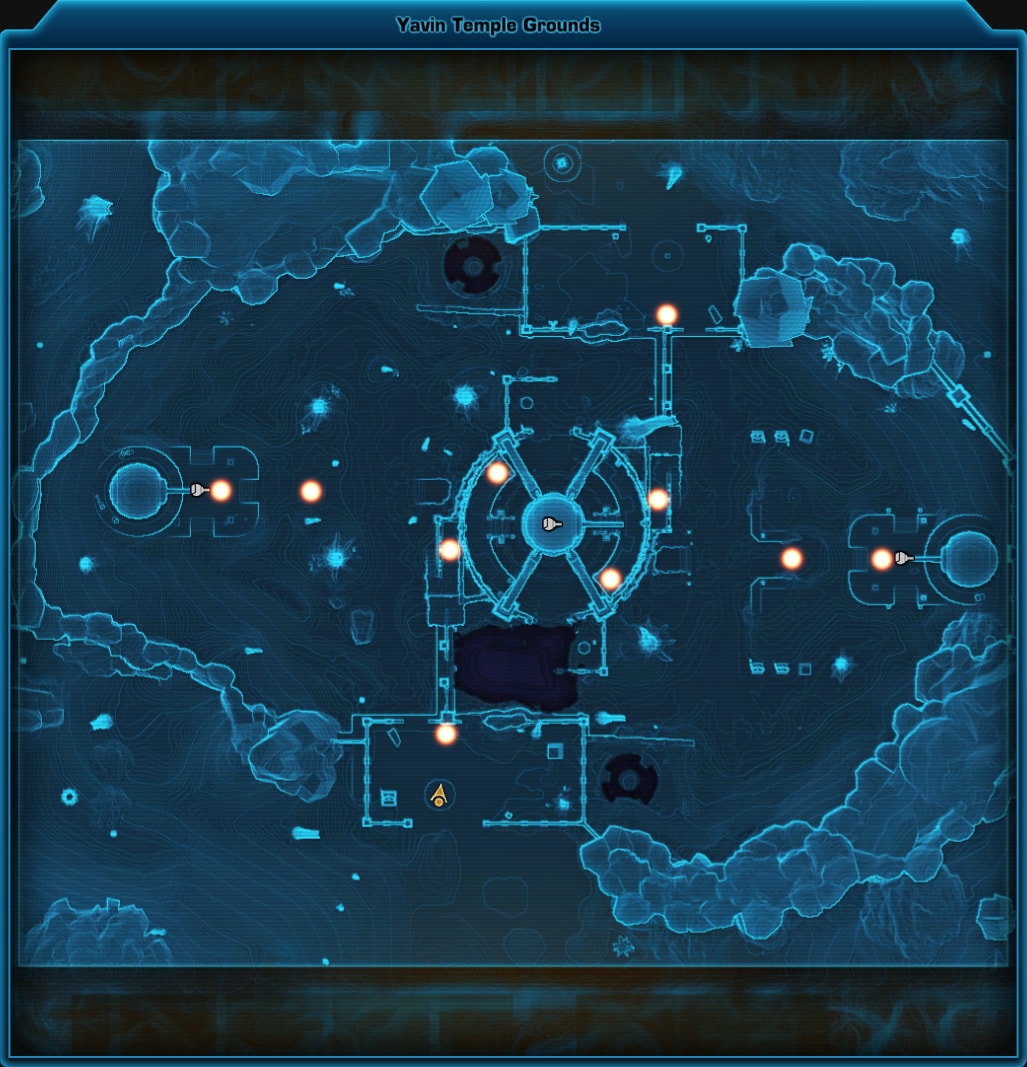 Yavin Ruins recommended Teleport locations