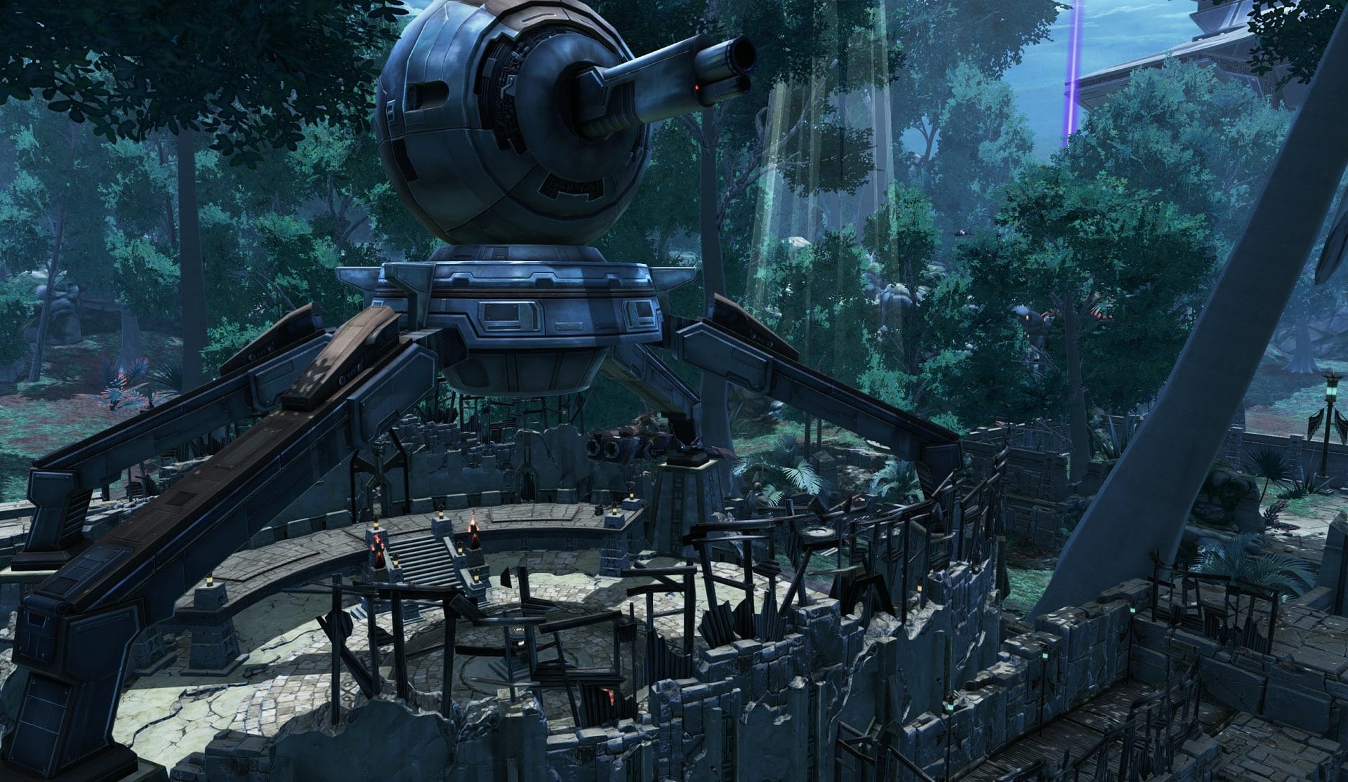 Yavin Temple Grounds PvP Map in SWTOR