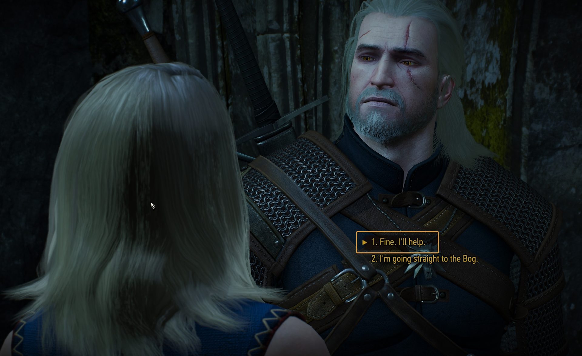 Agree to help Keira retrieve the Magic Lamp