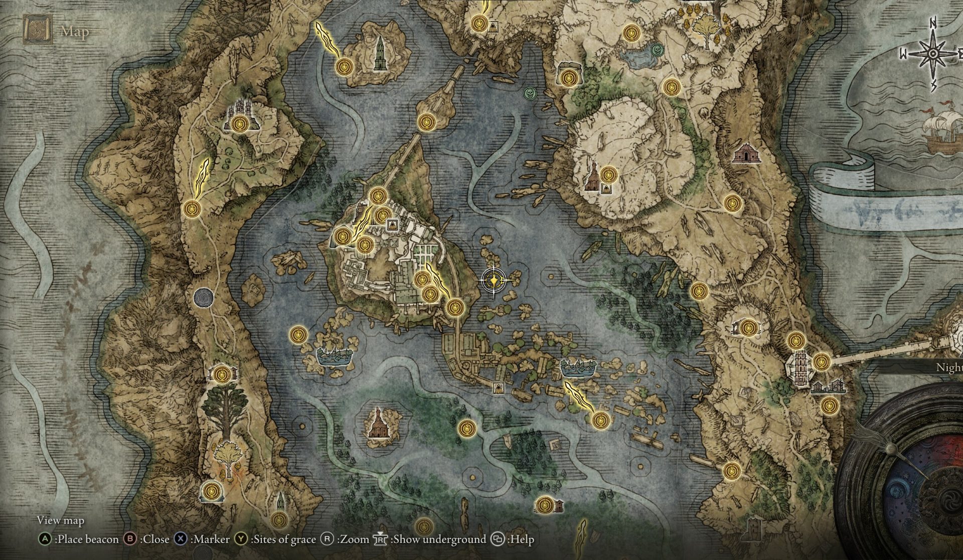 Ancient Death Rancor - Location on the map