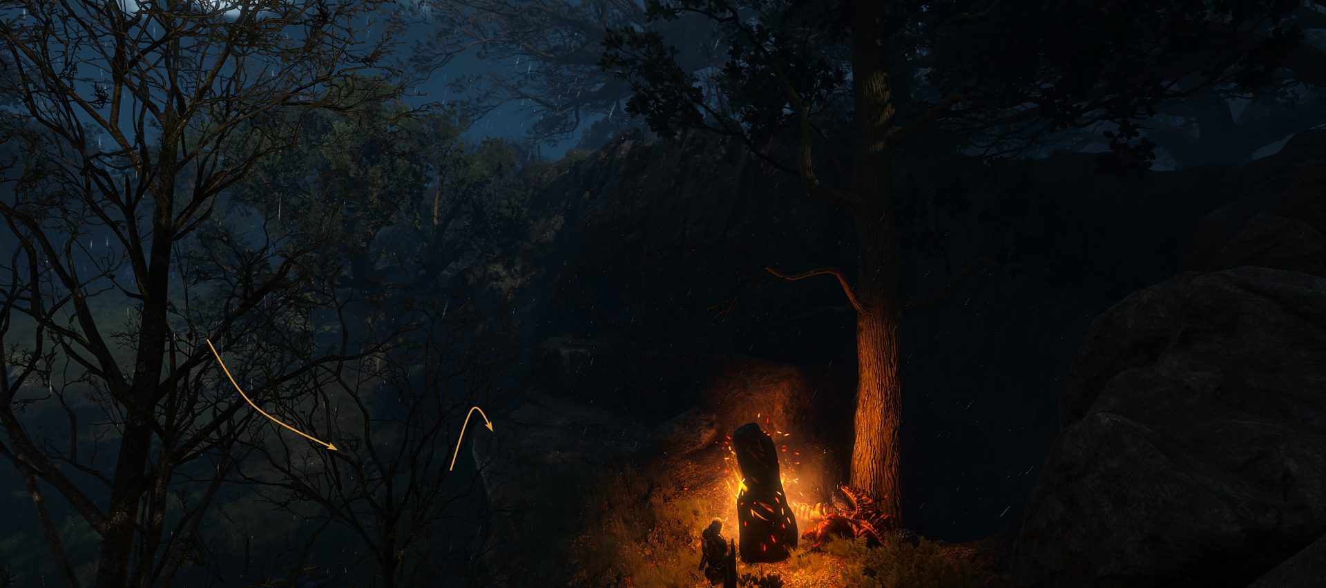 Ancient Oak Place of Power in Velen - location