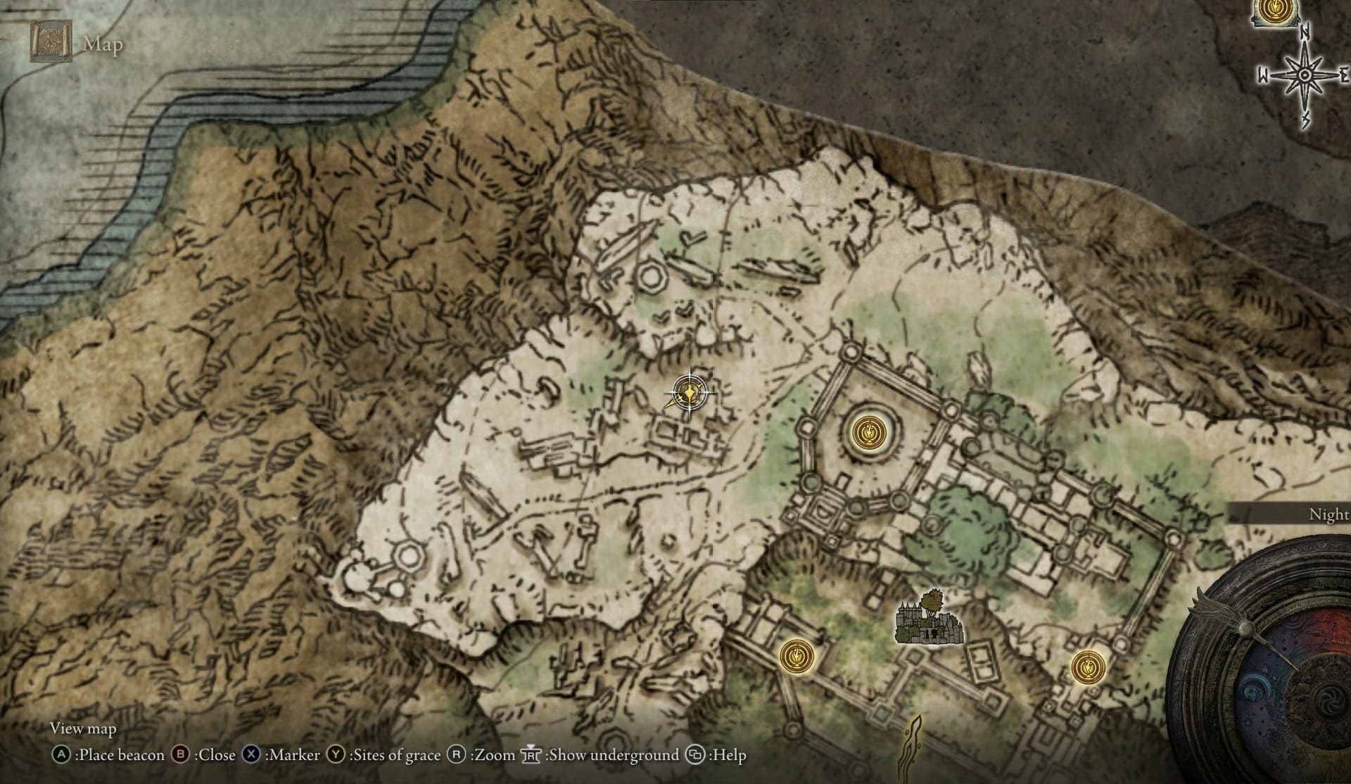 Chilling Mist - location on the map