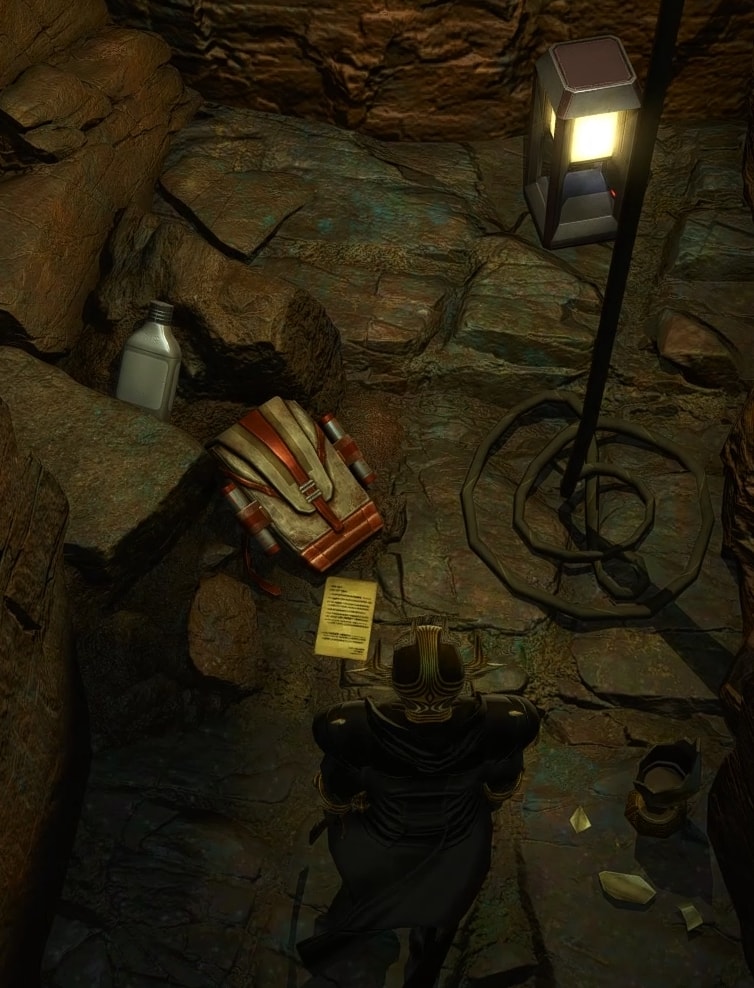 Bagpack and Notes on the path to the Ruhnuk Datacron