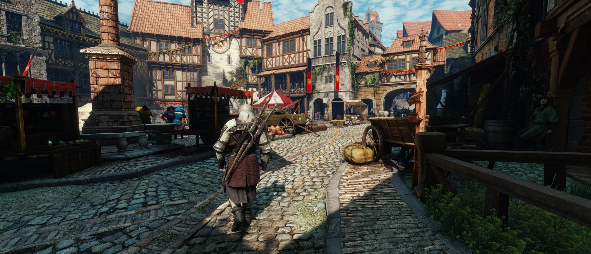Books shop in Novigrad - entrance