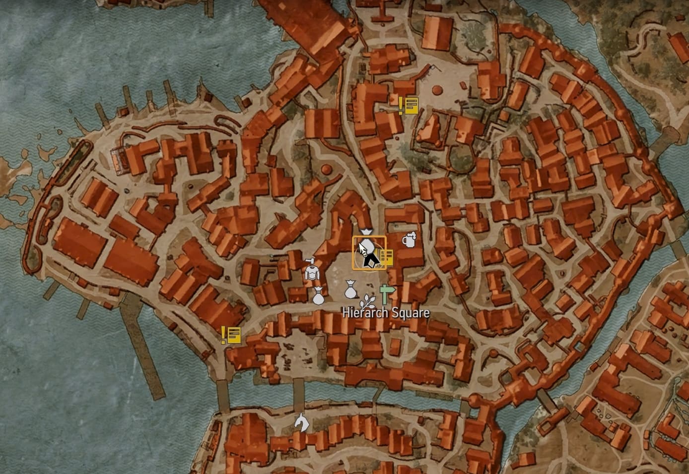 Books shop in Novigrad - map location