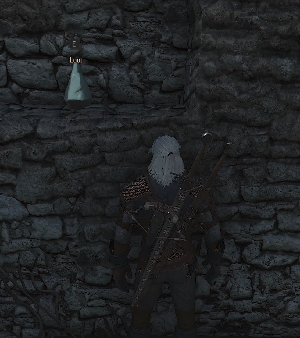Crystal on the north wall