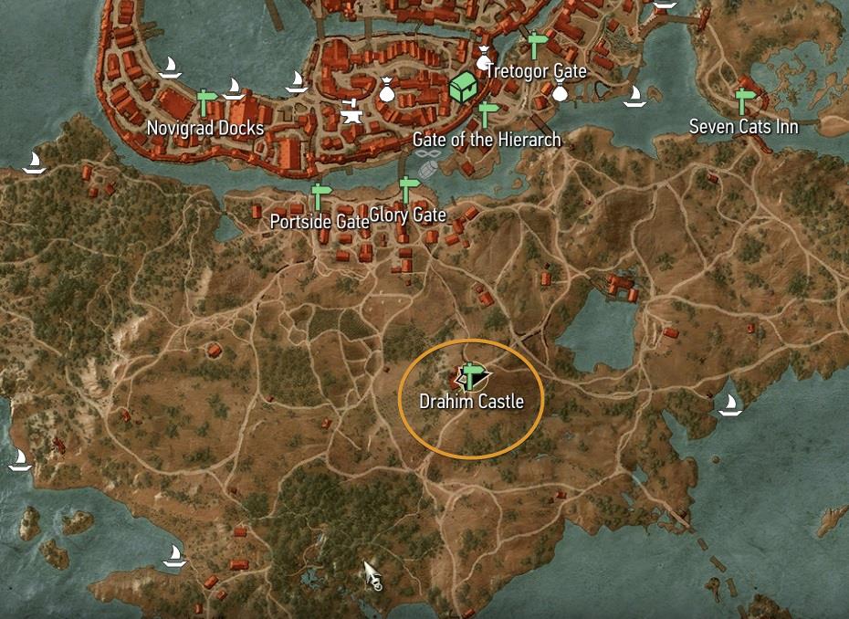 Feline Steel Sword Diagram Location Map