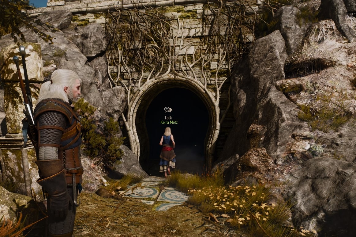 Entering the cave for Wandering in the Dark