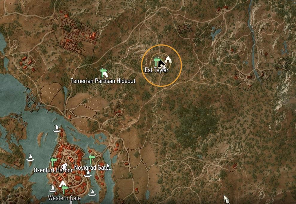 Feline Silver Sword Diagram Location Map
