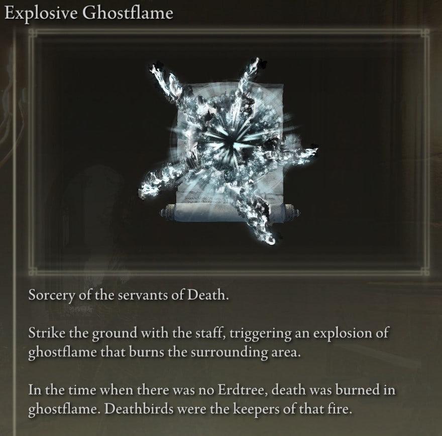 Explosive Ghostflame - Description