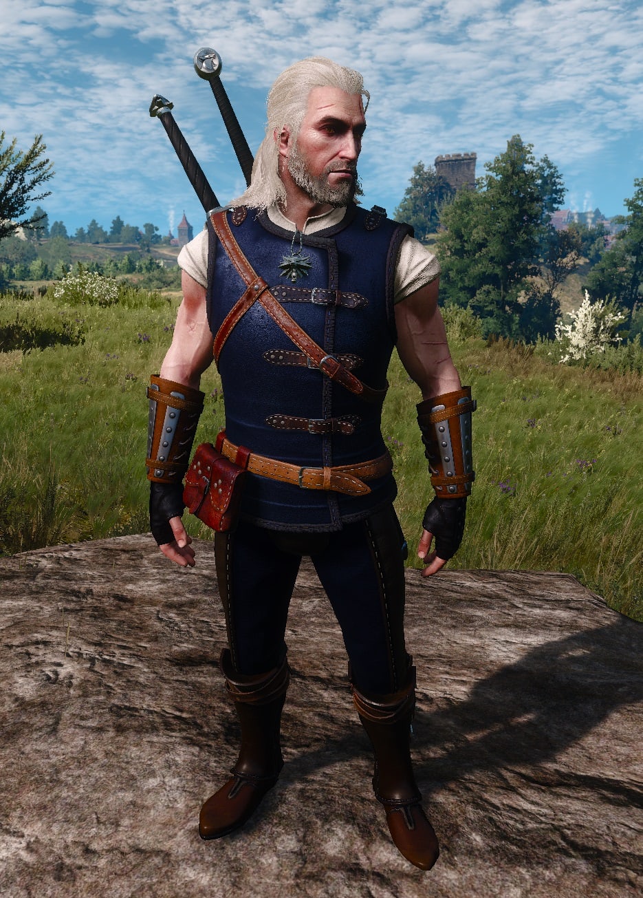 The Witcher 3 Feline Gear Set Visual overview - Front