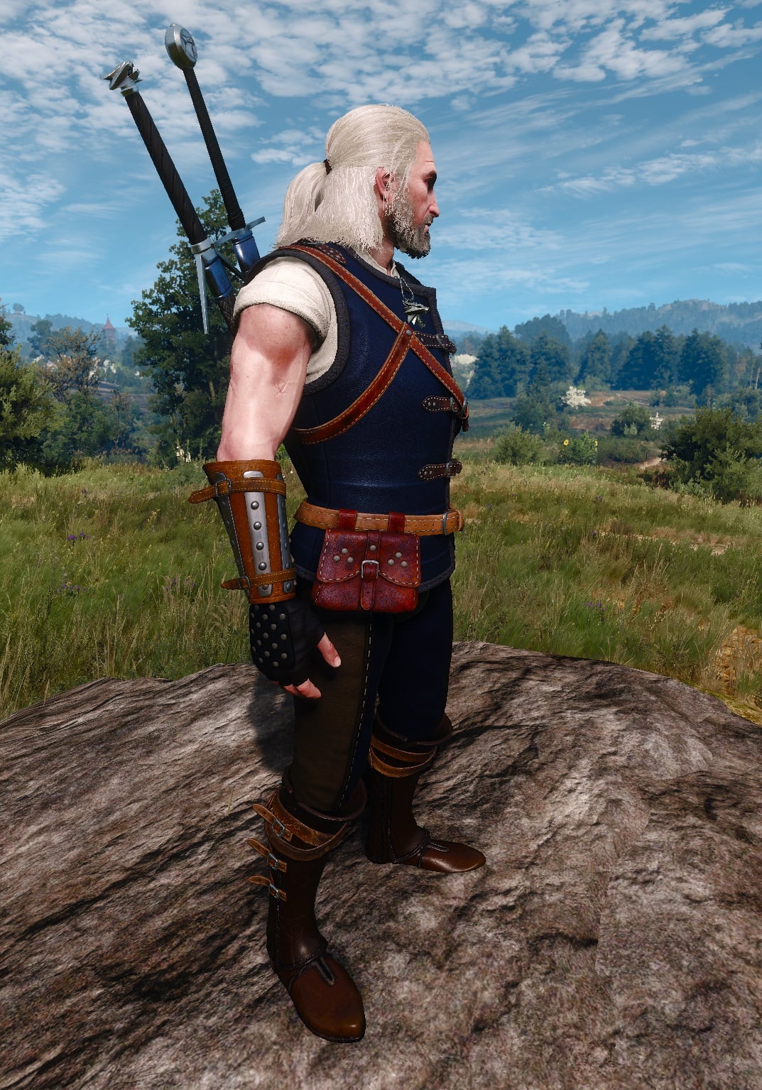 The Witcher 3 Feline Gear Set Visual overview - Right