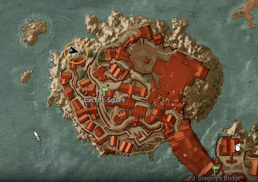 Feline Boots, Armor, Trousers, and Gauntlets Diagrams Location Map