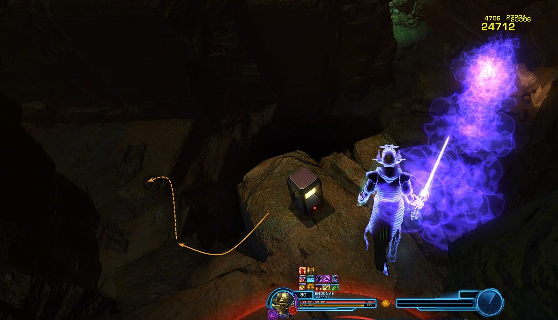 First Tentacle and Jump point