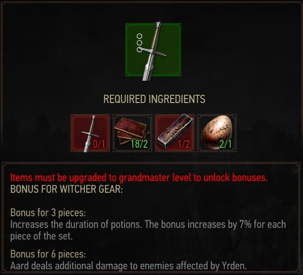 Forgotten Wolven Silver Sword Mastercrafted