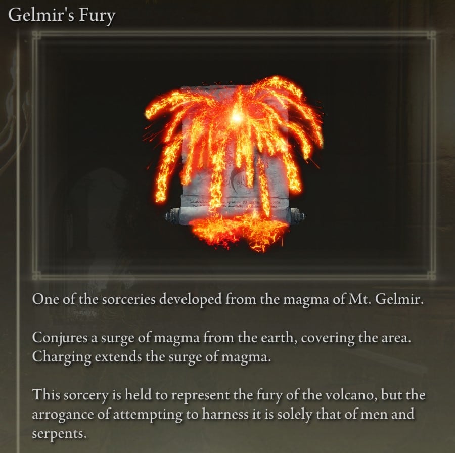 Gelmir's Fury - Description